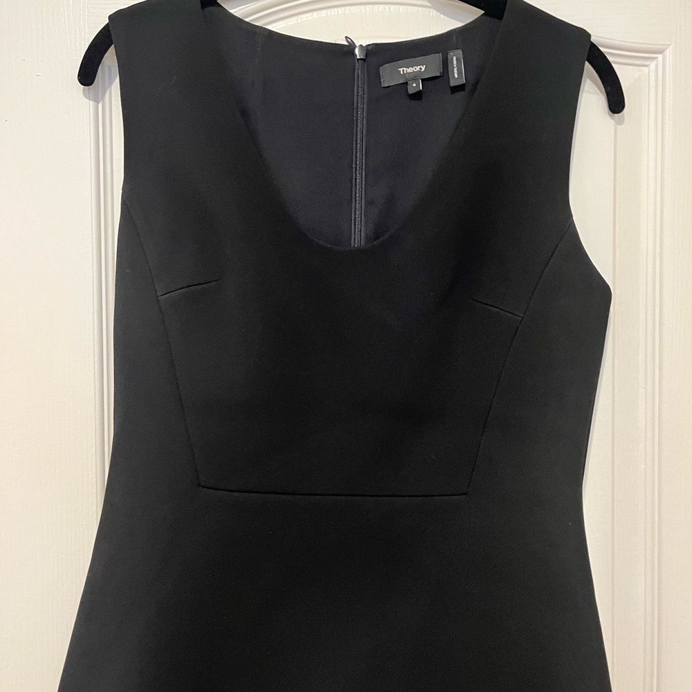 THEORY - black cocktail dress - size 4